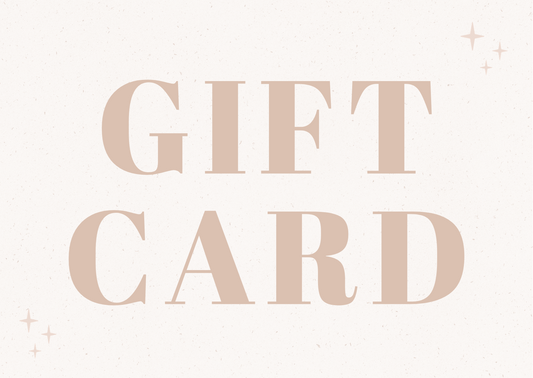 Messy Bun Krafting Gift Card