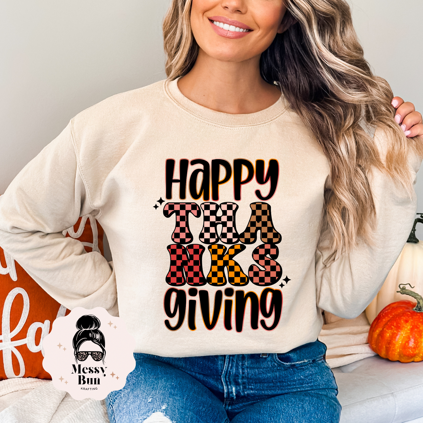 Happy Thanksgiving Plaid