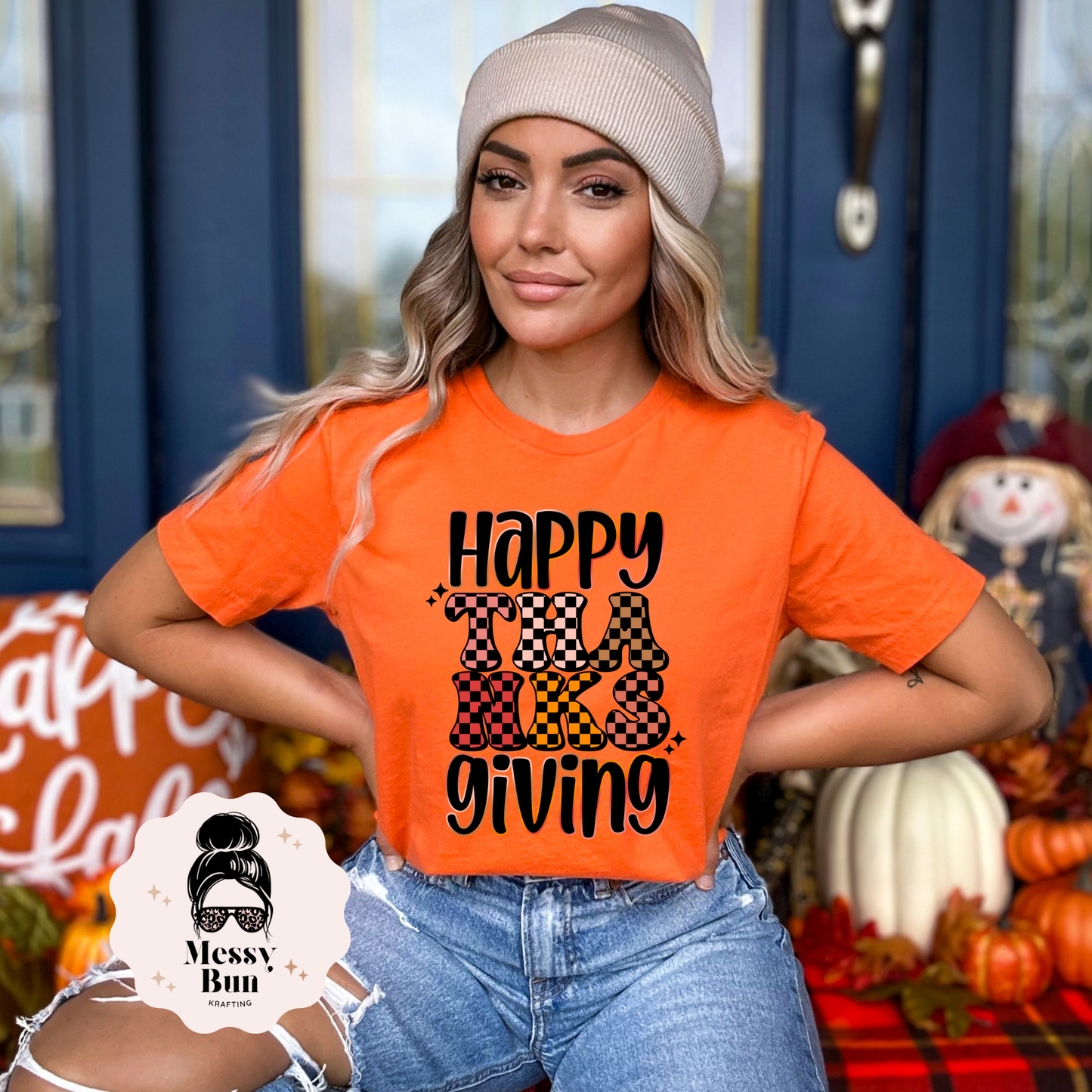 Happy Thanksgiving Plaid