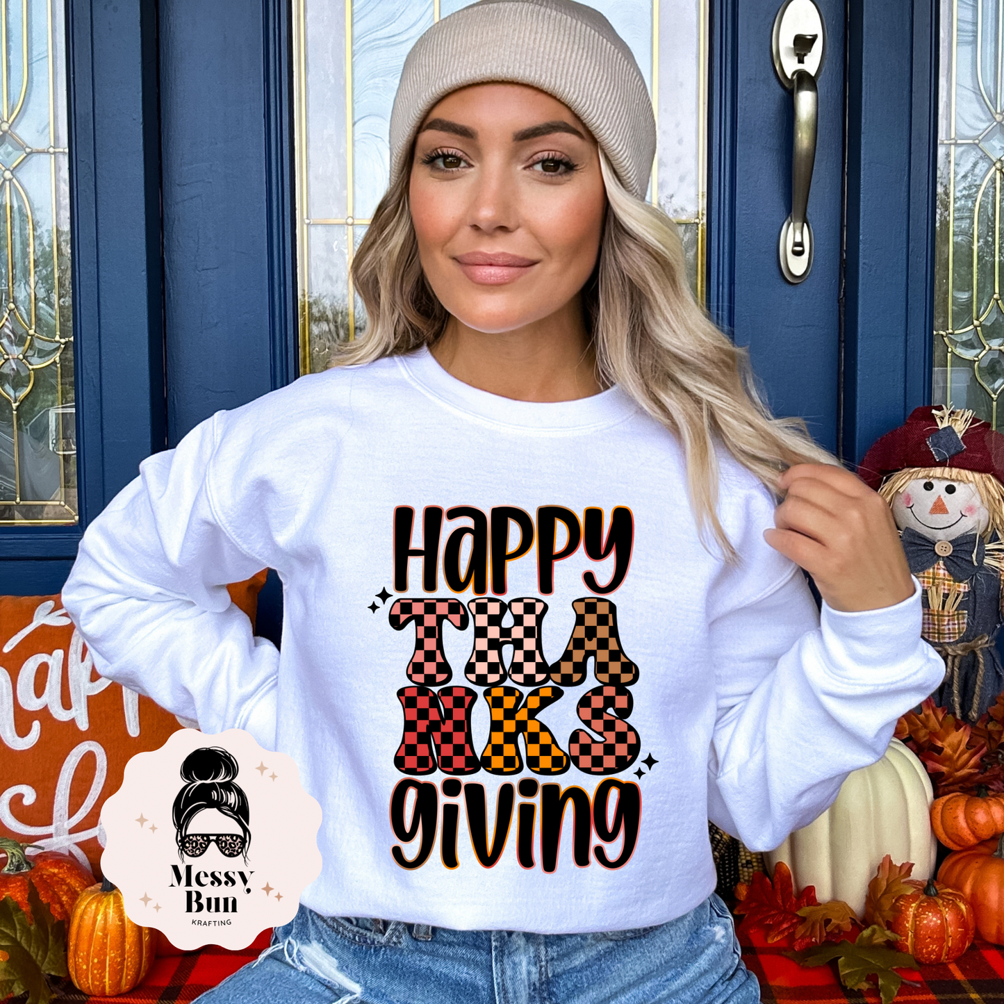 Happy Thanksgiving Plaid