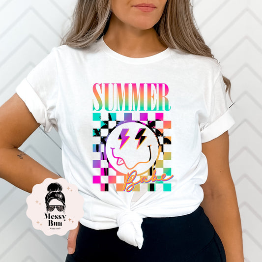 Summer Babe Shirt, Fun Shirts, Colorful