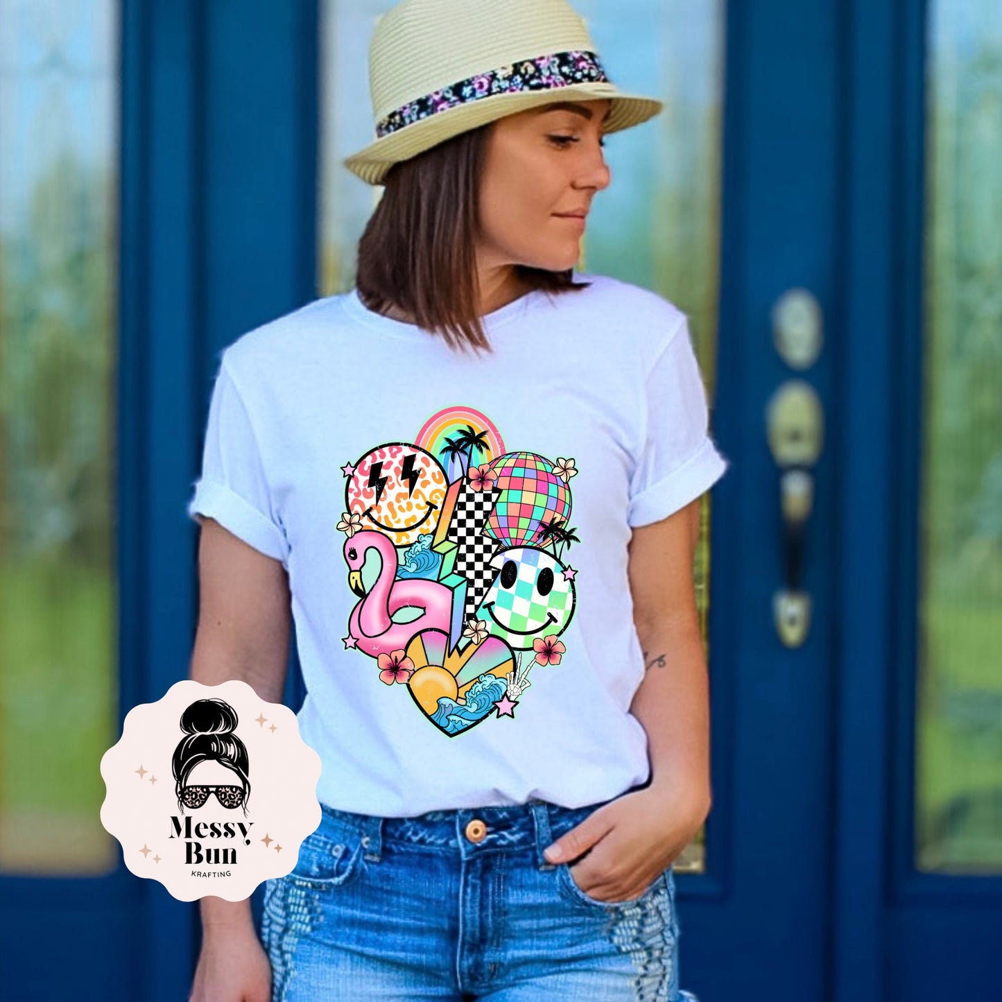 Summer Vibes T-shirt, Summer Fun, Flamingo, Fun in the Sun