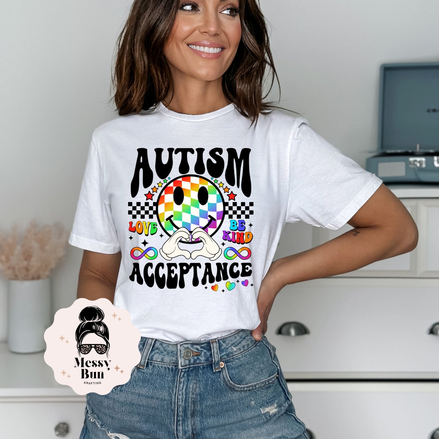 Autism Acceptance Be Kind, Autism Awareness T-shirts,